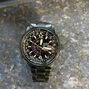 Citizen Men's Eco-Drive Promaster Air Nighthawk Pilot Watch in Black